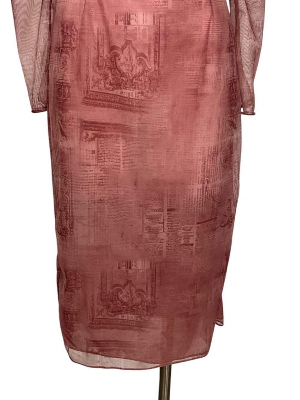 House OF CB Seraphina Corset Dress L Pink Print Bodycon - Picture 13 of 16